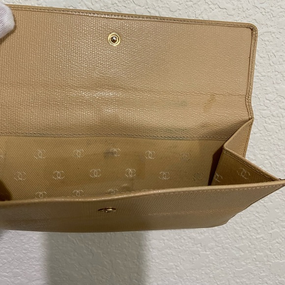 CC Tan Leather Wallet - Picture 10 of 16